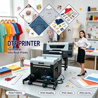 Machine d'impression textile numérique DTF A3 30cm Xp600 I3200 entièrement automatique, nouvelle et populaire, certifiée CE, pour l'impression de t-shirts