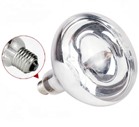 Lampe chauffante infrarouge en aluminium 175W/250W/275W 24V pour porcs et poulets, durable, fabriquée au Guangdong