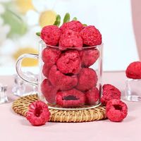Groothandel In Bulk Frambozen Gevriesdroogd Fruit Zoete Smaak Water Geconserveerd Fd Fd Droogproces