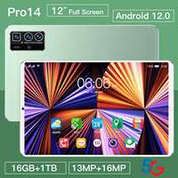 2025 Smart 5G Tablet PC con 16GB de RAM y 256GB de almacenamiento para una experiencia de oficina y entretenimiento de aprendizaje sin problemas