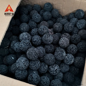 Échantillons gratuits Boule <span class=keywords><strong>de</strong></span> <span class=keywords><strong>lave</strong></span> écologique durable Rouge Noir Boule <span class=keywords><strong>de</strong></span> roche volcanique Design moderne Hebei Naturel Extérieur <span class=keywords><strong>Jardin</strong></span> - Product Image 3