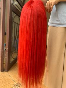 Wholesale Cuticle Aligned Cambodian Virgin Remy <b>Lace</b> Front Human <b>Wigs</b> All Color Reddish with Transparent <b>Lace</b> - Product Image 4