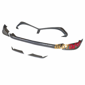 New High Quality OTE Style Carbon Fiber Front Bumper Lip Chin Spoiler and Front <b>Splitter</b> Bolt-On for 2022+ for Genesis G70 - Product Image 5
