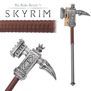 MS 85ซม. เกม The Elder Scrolls V: Skyrim ของเล่นบทบาทสมมติสำหรับเด็กและผู้ใหญ่ ค้อนวอร์แฮมเมอร์คุณภาพสูง ทำจากโลหะทั้งชิ้น ค้อนแชมป์เปี้ยน - Product Image 1