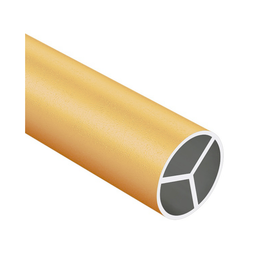 Улучшенный класс одежды для гардероба, подвесной столб из алюминиевого сплава, шкаф для ванной, хромированная трубка