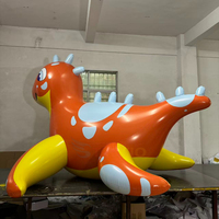 Modèle de dragon gonflable en PVC, dragon de mer gonflable, jouets aquatiques gonflables à chevaucher pour piscine