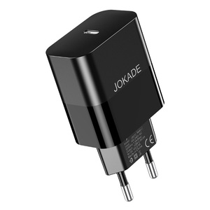 Jokade 30W USB-C Charger Black Fast Charging Wall <b>Adapter</b> for Phones Tablets - Product Image 1