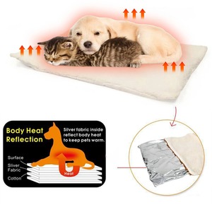 Cama de lujo para gatos con autocalentamiento de 45x60cm, alfombrilla lavable con fondo de autocalentamiento para gatos y perros, almohadilla para mascotas - Product Image 3