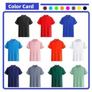 卸売カスタムロゴ織りゴルフシャツプリントビジネスユニフォームメンズ速乾サファリスタイル - Product Image 2