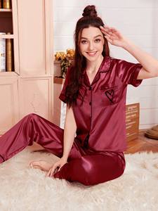 2022 nouvelles dames vêtements de nuit femmes décontracté maison vêtements belle Satin vêtements de nuit pour l'été sommeil pyjamas - Product Image 2