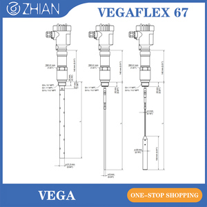 เครื่องมือวัดระดับแบบเรดาร์นำทาง FX67R แบบเต็มช่วง พร้อมเซ็นเซอร์ VEGAFLEX 67 - Product Image 6