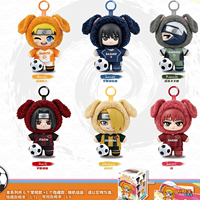 Authentique porte-clés en peluche de la série EAKI Soccer Showdown, boîte mystère, cadeau