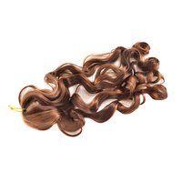 Cheveux à Tresser Bouclés Français en Gros, Extensions de Cheveux Synthétiques Douces Ondulées Bouclées Espagnoles pour Tresses Africaines