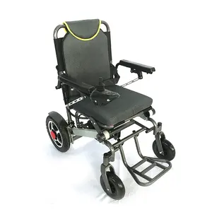 Remote control key folding titanium steel lightweight electric automatic portable folding sport wheelchair for people