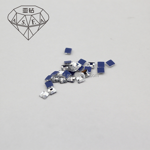 Strass carrés thermocollants ASFA08 ss6 et ss10 pour machine à thermocoller, pour fixation à chaud de cristaux AB - Product Image 3