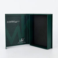 Kit d'emballage professionnel en papier kraft pour e-commerce, boîte magnétique personnalisée écologique avec logo, tiroir pliable pour expédition en gros