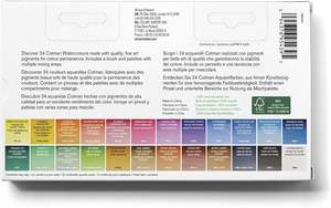 Winsor & Newton Set di 24 Mezze Pastiglie di Acquerello WINSOR Cotman in Formato Tascabile - Product Image 4