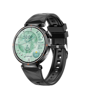 1,29 Zoll Runde Smartwatch HD-Touchscreen IP68 Herzfrequenz SpO2 Blutdruck Schlafüberwachung NFC Drahtloses Telefonieren KI-Sprachsteuerung Metallgehäuse 5-7 Tage Akkulaufzeit