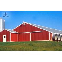 Pas cher nouveau design poulailler poulailler élevage de volaille préfabriqué moderne serre hangar grand poulailler ferme à vendre