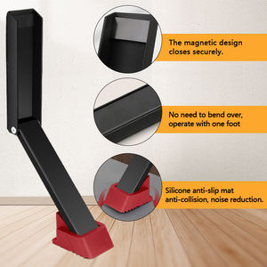 Butée <span class=keywords><strong>de</strong></span> <span class=keywords><strong>porte</strong></span> en acier inoxydable sans perçage Coupe-vent Anti-collision Butée <span class=keywords><strong>de</strong></span> <span class=keywords><strong>porte</strong></span> en métal pour la maison avec support <span class=keywords><strong>de</strong></span> <span class=keywords><strong>porte</strong></span> <span class=keywords><strong>auto</strong></span>-adhésif en caoutchouc - Product Image 5