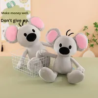 Jolie petite souris en peluche en polaire qui couine, jouet fait à la main, 31-50 cm, rembourrage en coton PP, nouveau cadeau tendance, même style que Xiaohongshu