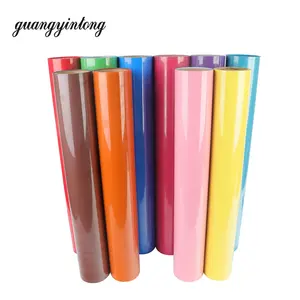 Guangyintong Vinyl Fabric Wholesale Flex Vinilo Textil Transfer Film Heat Transfer Vinyl Heat Press Vinyl Hydro Dipping Htv