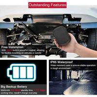 TKSTAR 2G 4GTK905C Traceur GPS de voiture étanche Aimant Localisateur GPS de véhicule Suivi en temps réel Suivi gratuit Surveillance vocale pour flotte de véhicules utilitaires
