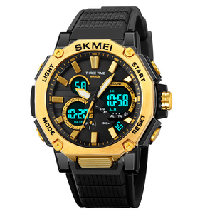 Skmei 2219 montre-bracelet pour hommes mode minimaliste analogique bracelet en cuir haute qualité étanche mouvement Seiko 5mm boîtier en alliage rond - Product Image 6