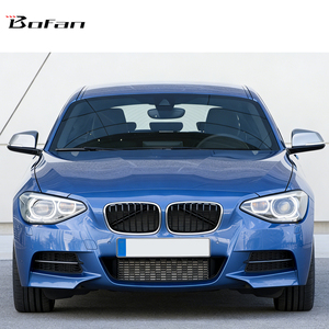 Kit Carrozzeria Stile M-Tech per <span class=keywords><strong>BMW</strong></span> <span class=keywords><strong>Serie</strong></span> <span class=keywords><strong>1</strong></span> <span class=keywords><strong>F20</strong></span> 2015-2019 Paraurti Anteriore Diffusore Posteriore Minigonne Laterali Montaggio Diretto ABS Nero Lucido - Product Image 3