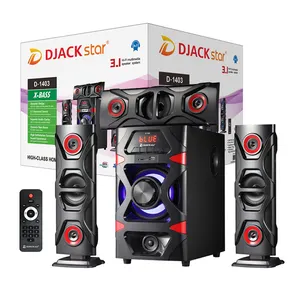 DJACK STAR D-1403 New 3.1 speaker box2 speaker cheap price speaker 5000w Hot selling denon sound system