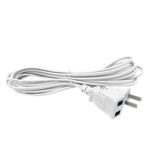 Extension Cord 5 <b>Meter</b> Nema <b>Plug</b> White <b>Power</b> Cable For Surveillance Equipment - Product Image 1