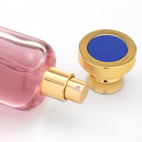 Bouteille de parfum personnalisée en forme de cylindre vide de luxe de 50ML avec pulvérisateur à pompe boîte de divers bouchons-entièrement personnalisable