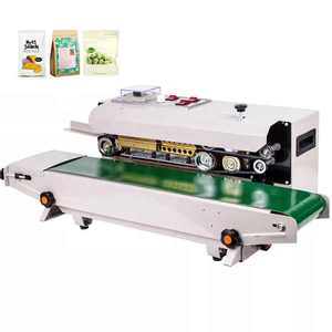 Fr-900 Household Continuous Belt Sealing Machine Fully Automatic Horizontal Plastic Bag PVC Bag Film Sealing Machine