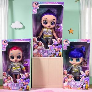 Figura de Acción de Juguete de Plástico de 10 y 13 Pulgadas con 5 Articulaciones, Temática Musical, Grupo de Cazadores de Brujas 5D Eyes K, Muñeco de Tigre Azul de Dibujos Animados - Product Image 3