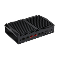 Mini PC Qotom Q11032V6-S13 compatible con RAM D5 i3-N355 con 2 puertos LAN de 2.5G, 2 puertos LAN de 10G, 2 puertos SFP+ de 10G, ordenador Barebone.