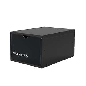 <b>Stackable</b> Sneaker <b>Storage</b> Box Foldable Plastic Shoe Organizer Clear Front Door Space Saving <b>Container</b> Crate for Closet Home - Product Image 1