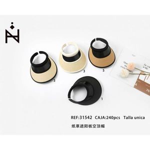 Cappello Parasole in Paglia con Tesa Larga Unisex per Protezione Esterna - Product Image 3