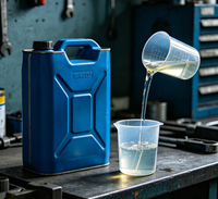 Liquide transparent automobile pour la dilution et le nettoyage de la peinture automobile, liquide auxiliaire