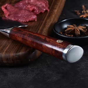 <span class=keywords><strong>Couteau</strong></span> de chef en acier Damas VG-10, manche en bois de santal, <span class=keywords><strong>couteau</strong></span> de chef professionnel ultra-affûté, 8 pouces - Product Image 6