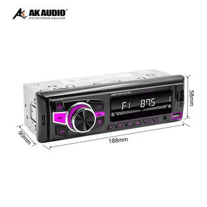 Lecteur MP3 de voiture MP3016 1DIN multifonctionnel avec appels mains libres, lecteur MP3 de voiture BT <span class=keywords><strong>FM</strong></span> avec entrée <span class=keywords><strong>auxiliaire</strong></span> - Product Image 5