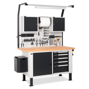 MasterB1508 banco da lavoro in acciaio portautensili in ferro cassetta degli attrezzi per officina rivestimento in polvere finitura OEM personalizzazione supportata - Product Image 1