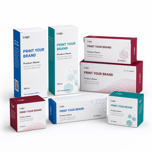 Factory Supply Recyclable Custom Printed Carton Box Various Sizes Paper Box For Lab Glass Vial Packing - Product Image 2