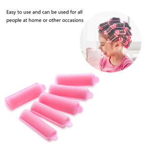 Venta al por mayor 12 Uds amarillo azul Rosa pelo herramientas rodillo de pelo rizador de <span class=keywords><strong>espuma</strong></span> rodillo de esponja para cabello salón de peluquería - Product Image 5