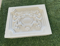 Support Motifs personnalisés Socle en céramique moussée simple et élégant Socle Patten Socle Matériau du mur extérieur ferme