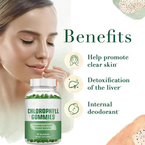 Gummies de Chlorophylle Bio Véganes à Marque Blanche OEM/ODM pour la Détox, la <span class=keywords><strong>Diarrhée</strong></span> et la Promotion de la Digestion - Product Image 5