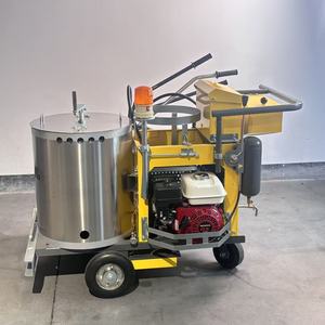 Machine de marquage routier thermoplastique autopropulsée HRMM-3 avec moteur importé pour la construction routière - Product Image 4