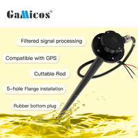 GLTV7 RS485 0,5 ~ 4,5 V Sensor de nivel de combustible de capacitancia cortable digital