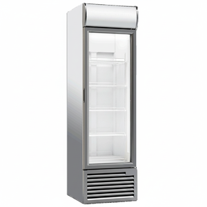 Réfrigérateur commercial vertical Klimasan Inova 420 à porte vitrée simple, haute température et humidité, pour boissons, certifié CE - Product Image 2