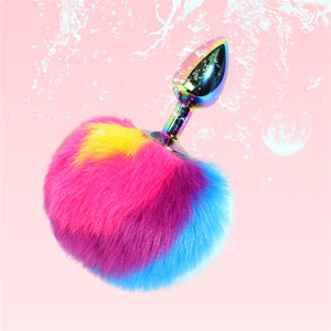 Nouveau jouet sexuel privé de prise anale en métal de queue de lapin des femmes pour les jouets sexuels anaux de masturbation - Product Image 3