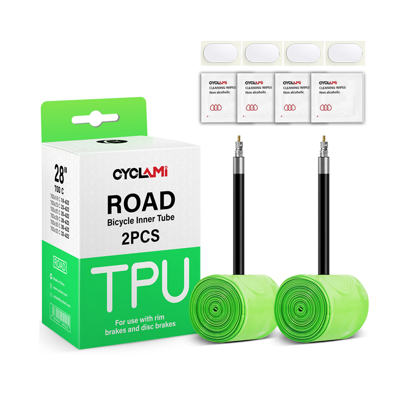 2 pz CYCLAMI 30g TPU tubo ultraleggero per bici 700C 18-32 gomma gomma gomma gomma Presta valvola 45/65/85mm lunghezza TPU camera tubo